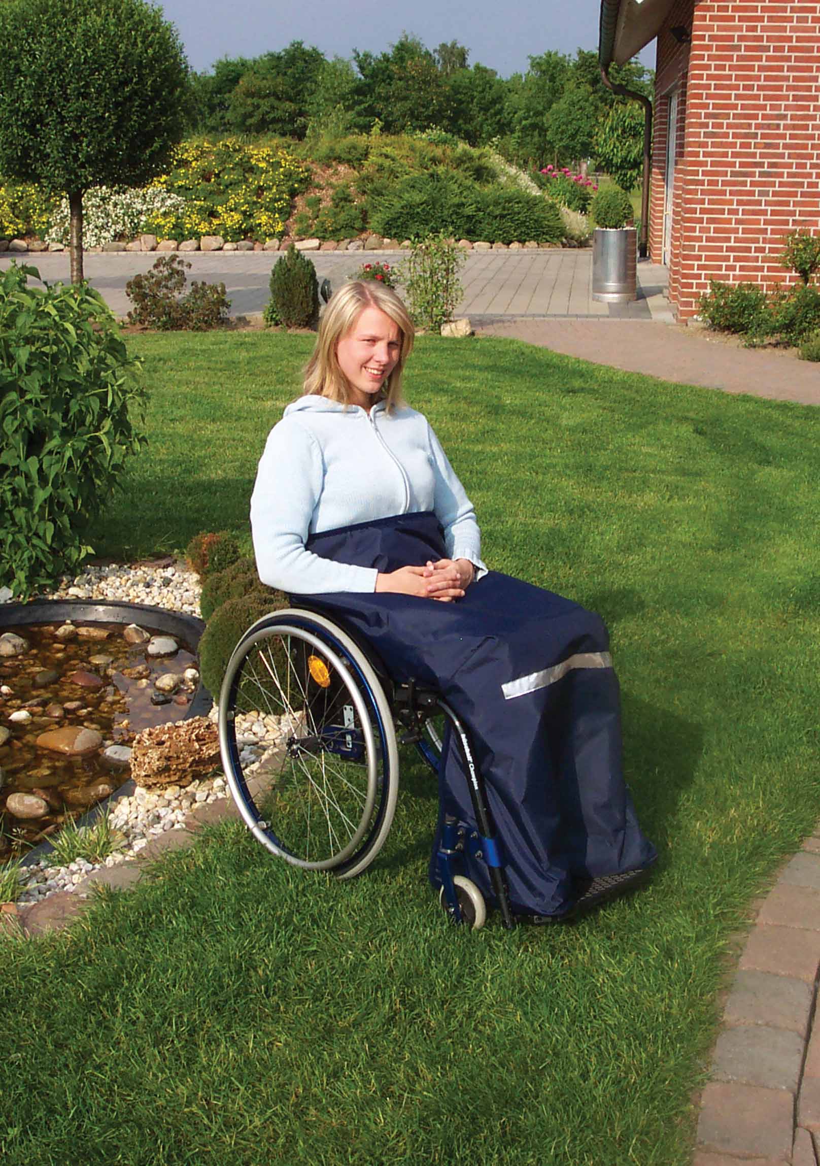 Rollstuhl Armlehnenpolster aus medizinischem Schaffell